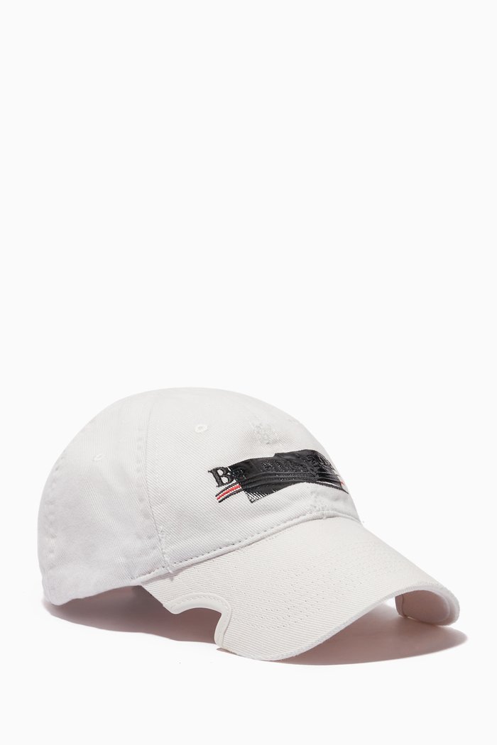 

Gaffer Logo Baseball Cap in Cotton, Neutral