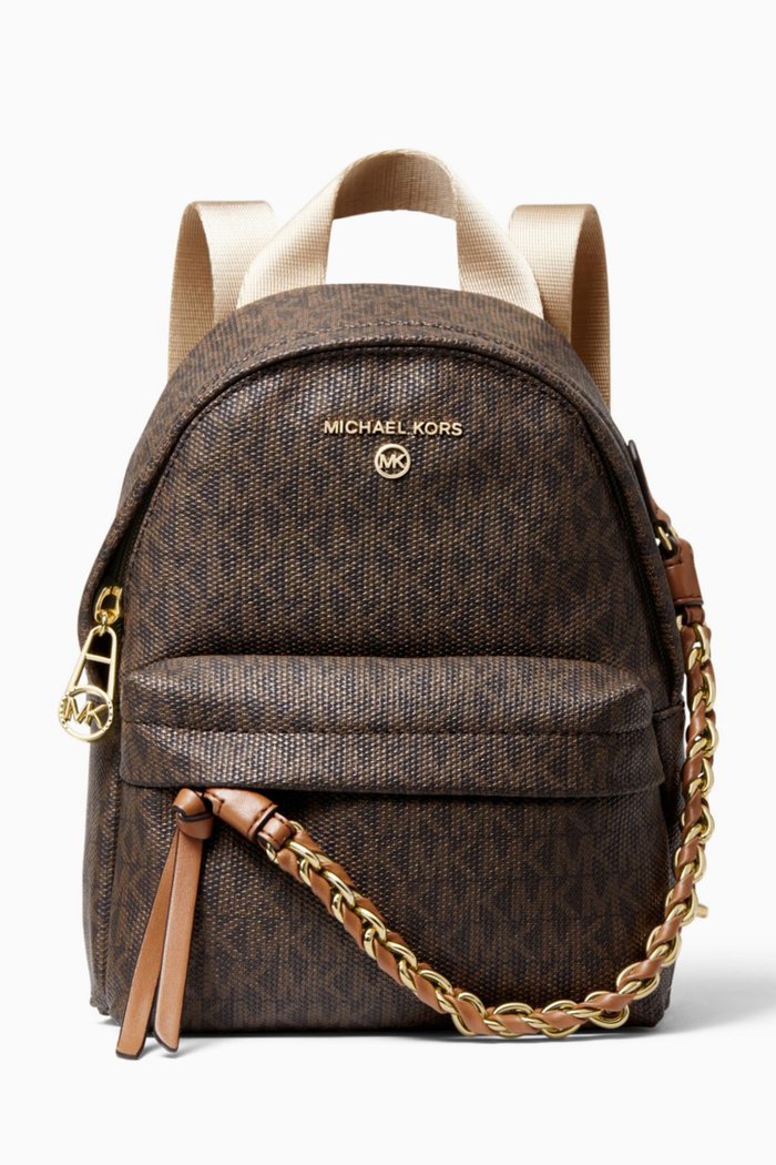 

Extra Small Slater Backpack in Coated-canvas, Brown