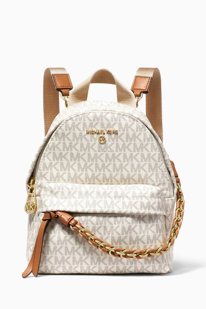 

Extra Small Slater Backpack in Coated-canvas, White