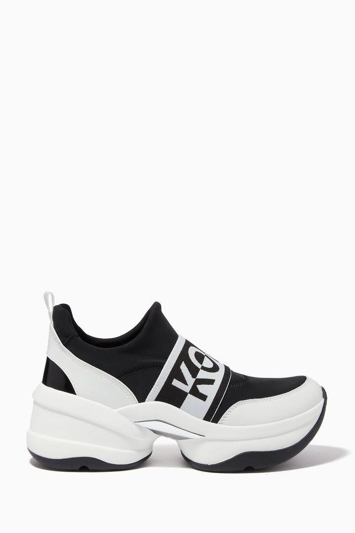 

Olympia Chunky Sneakers in Knit-textile, Multicolour