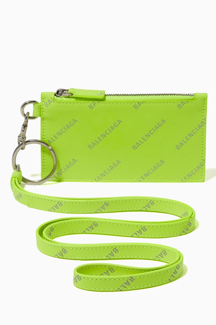 

Cash Card Case on Keyring in BB Monogram Canvas, Yellow