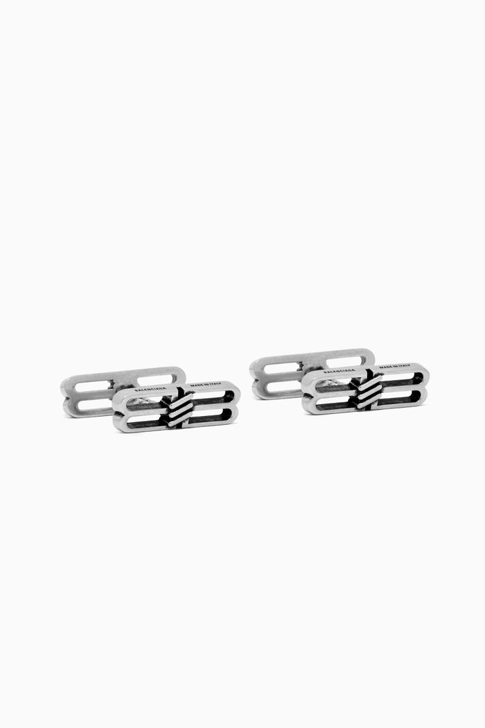 

BB Icon Cufflinks in Metal, Silver