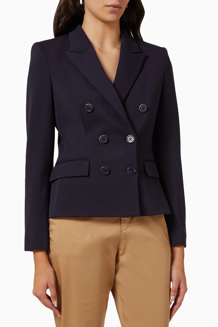 

Jocalia Blazer in Stretch Jersey, Blue