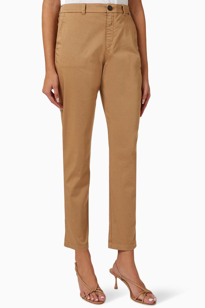 

Tachini Chino Pants in Stretch Organic Cotton, Neutral