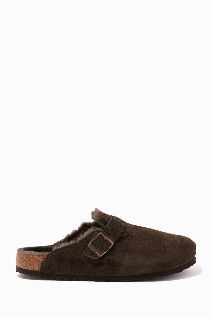 

Boston Clogs in Suede, Brown