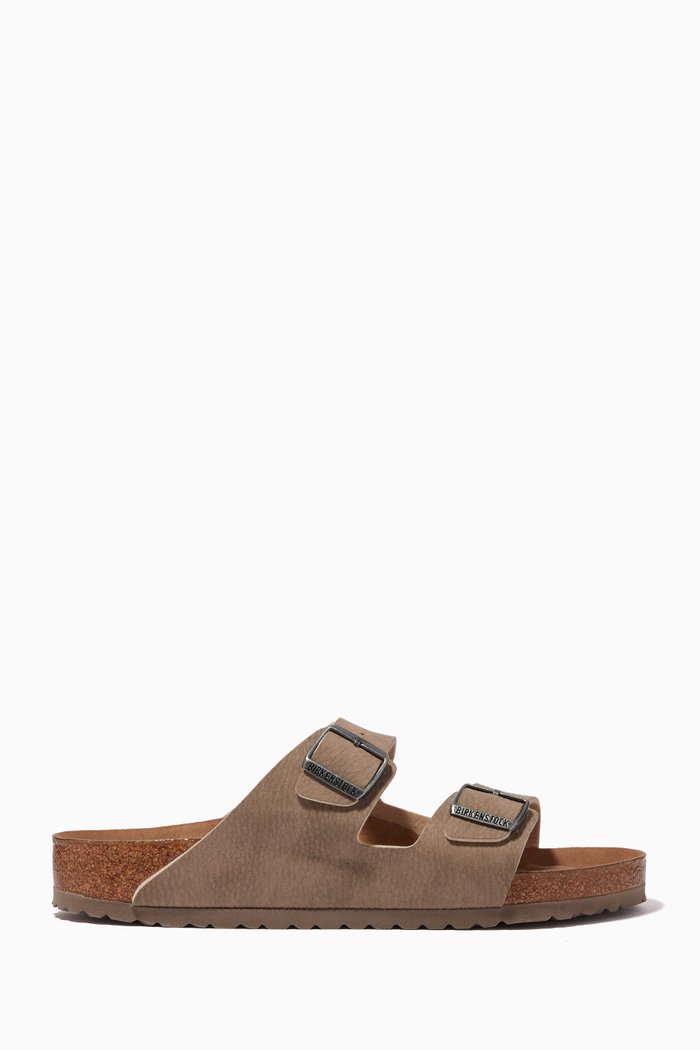 

Arizona Vegan Sandals in Microfibre, Neutral