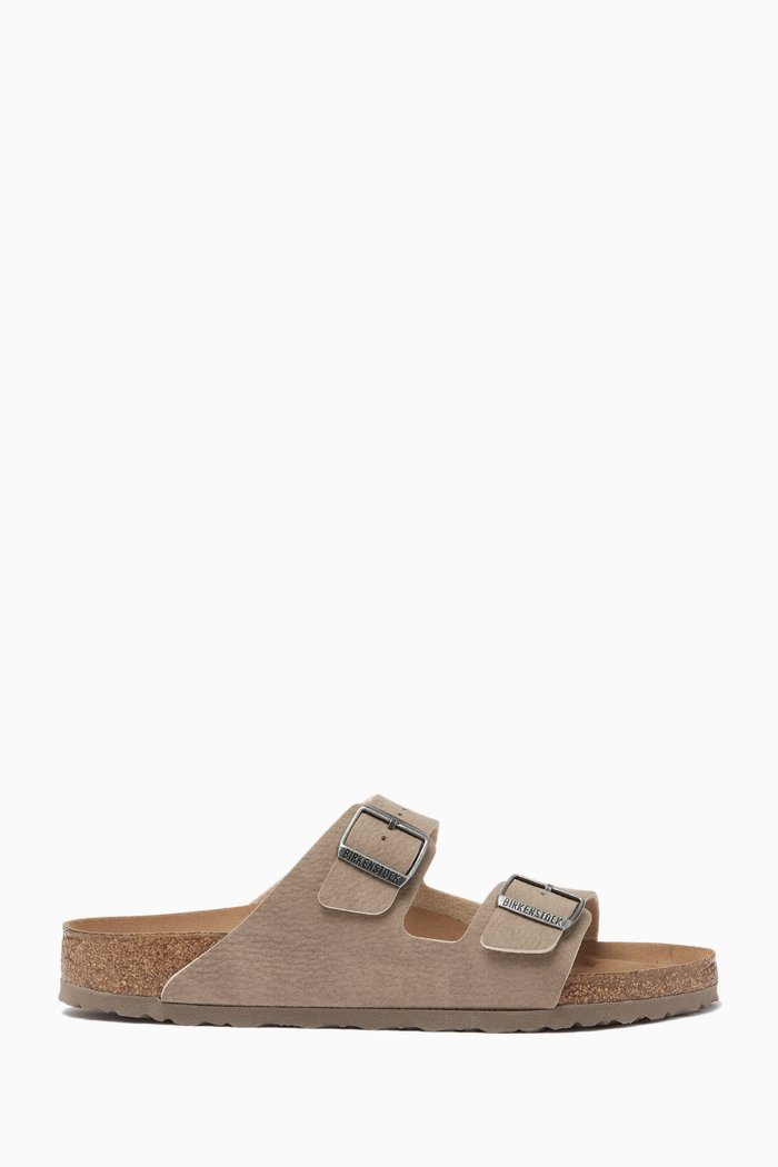 

Arizona Vegan Sandals in Microfibre, Grey