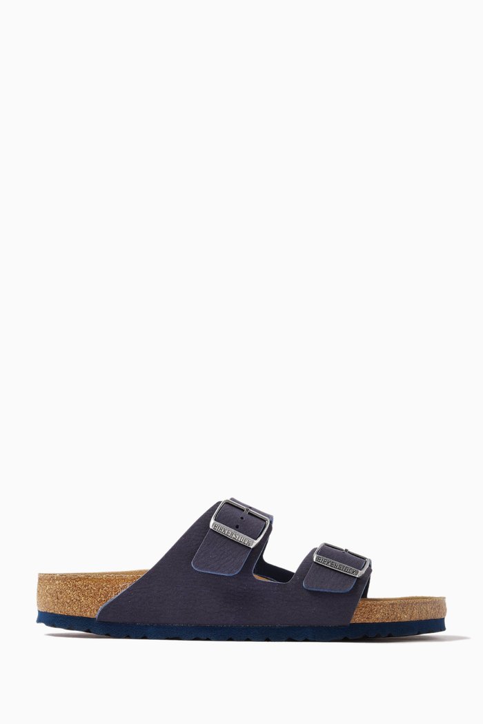 

Arizona Sandals in Vegan Microfiber, Blue