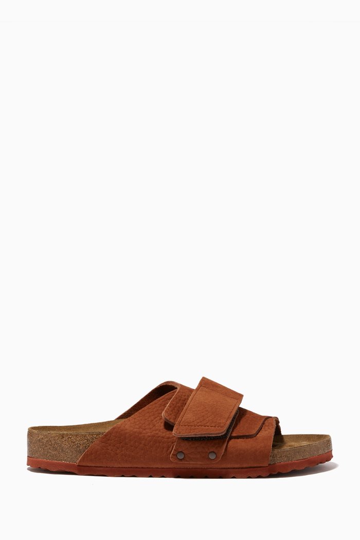 

Kyoto Sandals in Nubuck Leather, Orange