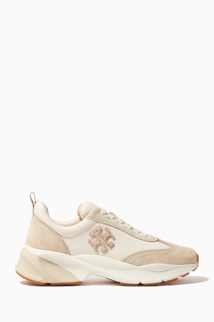 Good Luck Sneakers in Leather & Suede, White