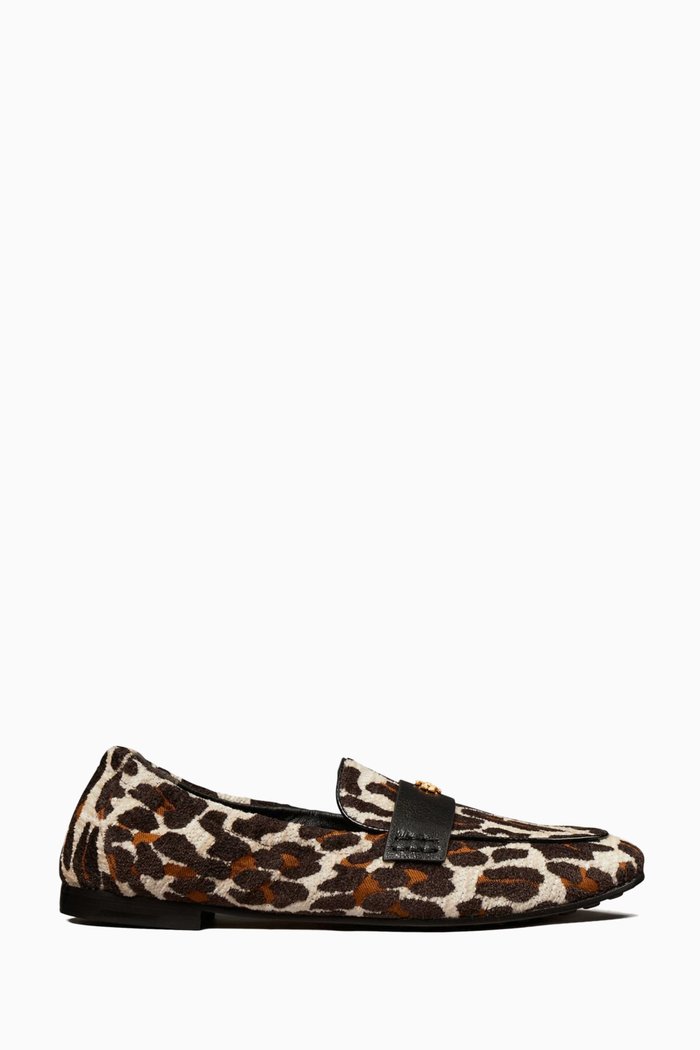 

Ballet Loafers in Suede Leather, Black