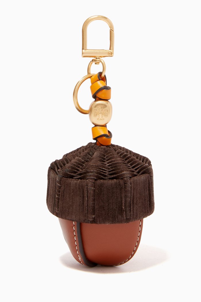 

Acorn Key Ring in Leather, Multicolour