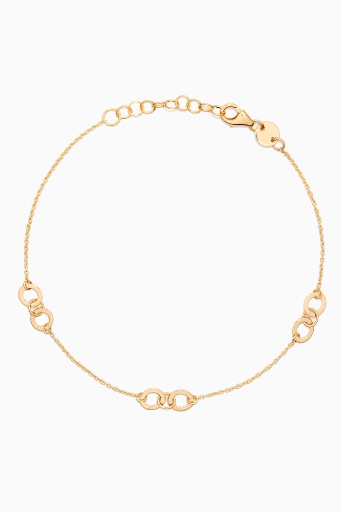 

Galeria Disc Ring Bracelet in 18kt Yellow Gold