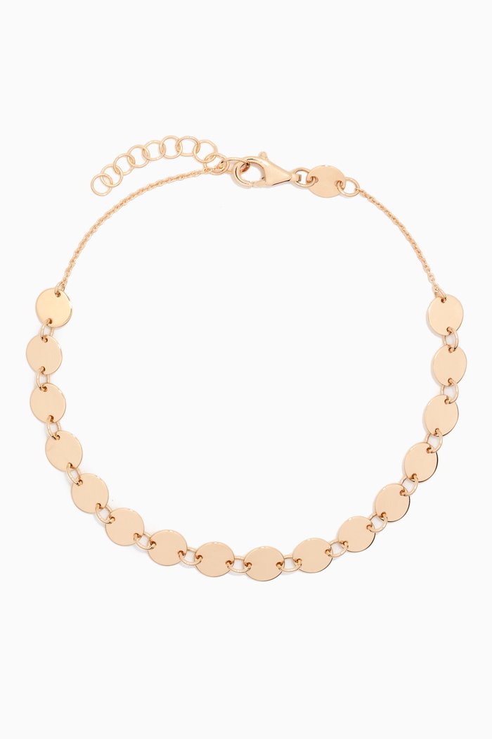 

Galeria Disc Bracelet in 18kt Gold, Yellow