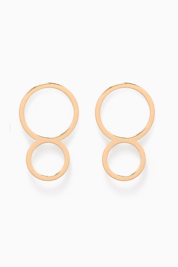 

Galeria Disc Earrings in 18kt Yellow Gold