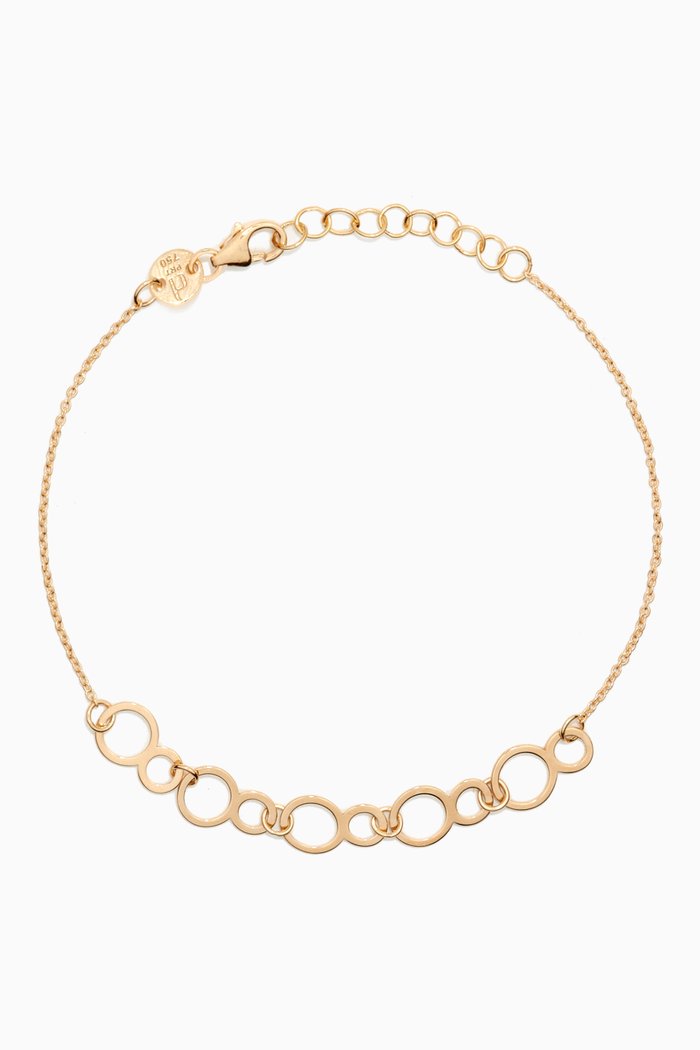 

Galeria Disc Ring Bracelet in 18kt Yellow Gold
