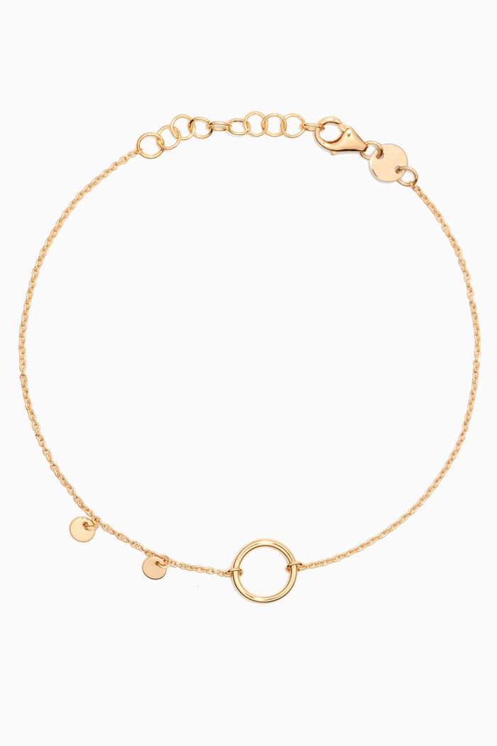 

Galeria Disc Ring Bracelet in 18kt Yellow Gold