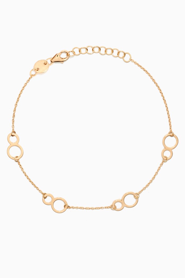 

Galeria Disc Ring Bracelet in 18kt Yellow Gold