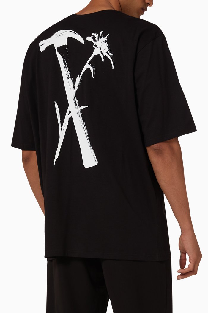 

Oversized Tee 006 in Cotton Jersey, Black