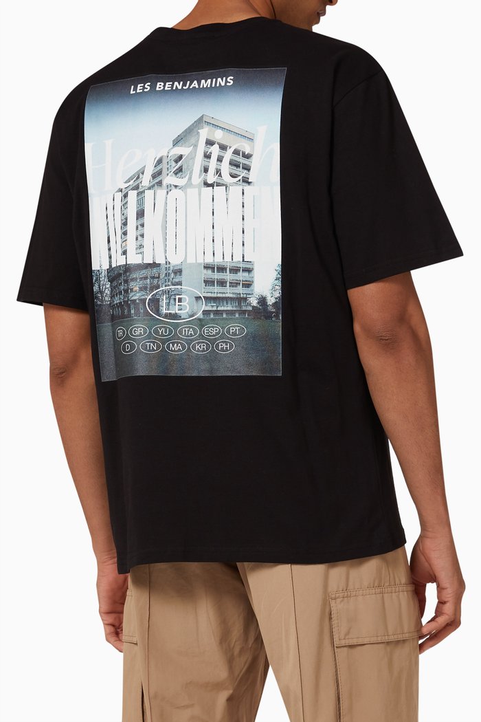 

Short Sleeve Tee 006 in Cotton Jersey, Black
