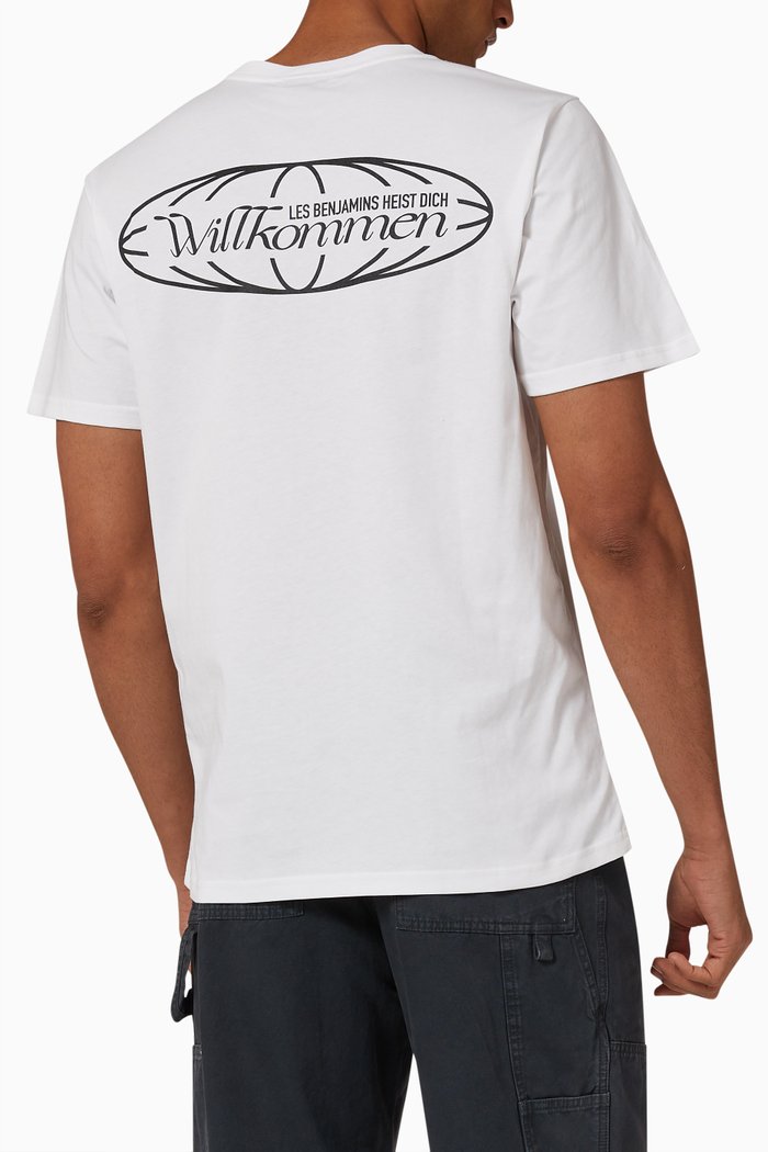 Short Sleeve Tee 008 in Cotton Jersey, White