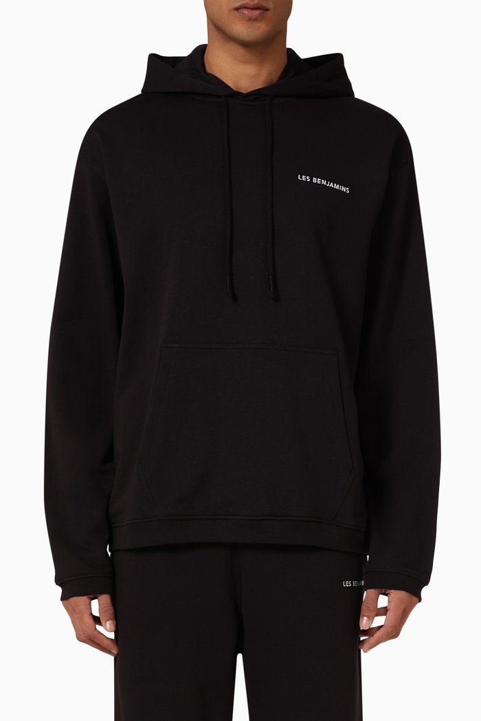 

Hoodie 001 in Cotton, Black