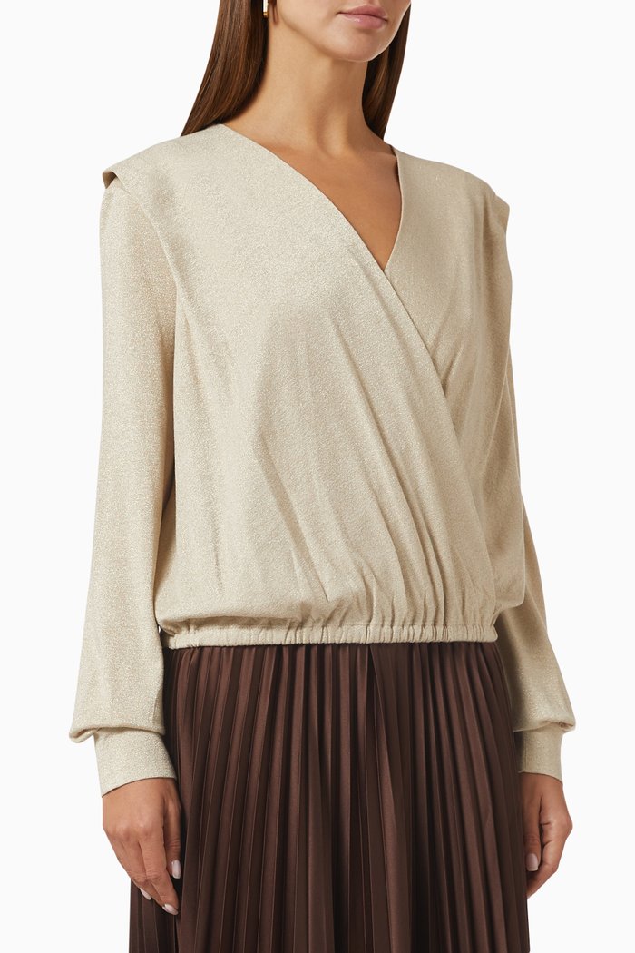 

Francia Top in Lurex, Gold