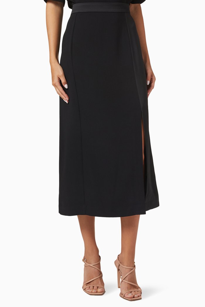 

Etoile Midi Skirt, Black