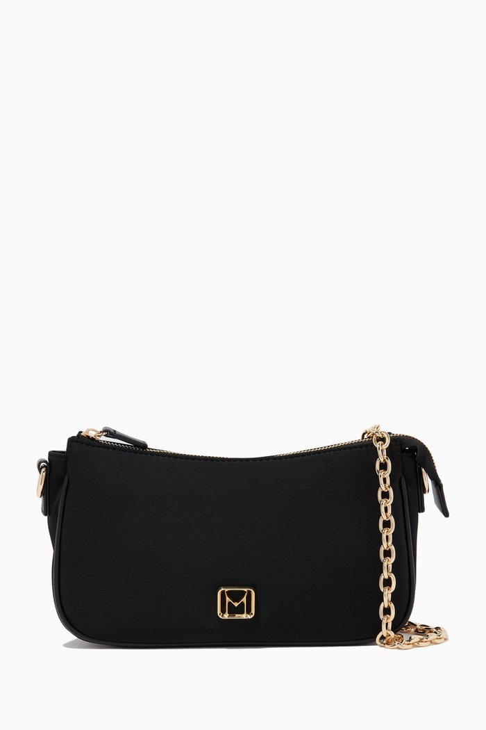 

Pausa Handbag in Neoprene, Black