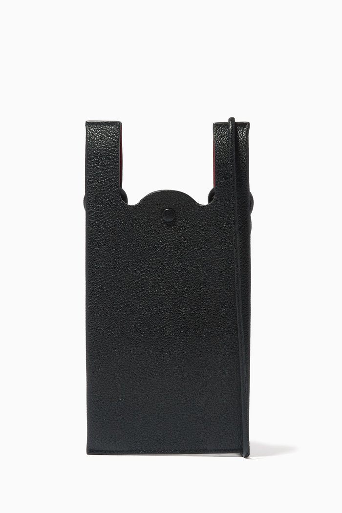 

Monoprix Pouch in Goat Leather, Black