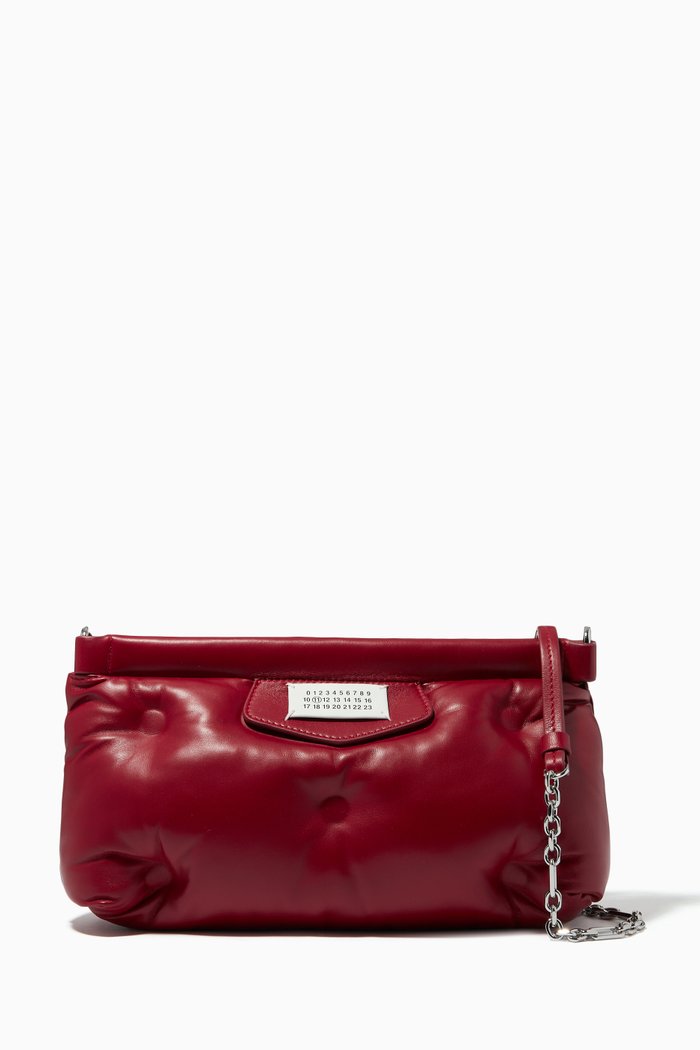 

Glam Slam Red Carpet Clutch in Calfskin Leather