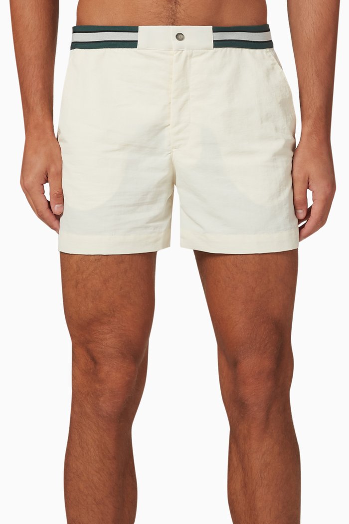 Sunseeker Swim Shorts in Recycled Nylon, Neutral