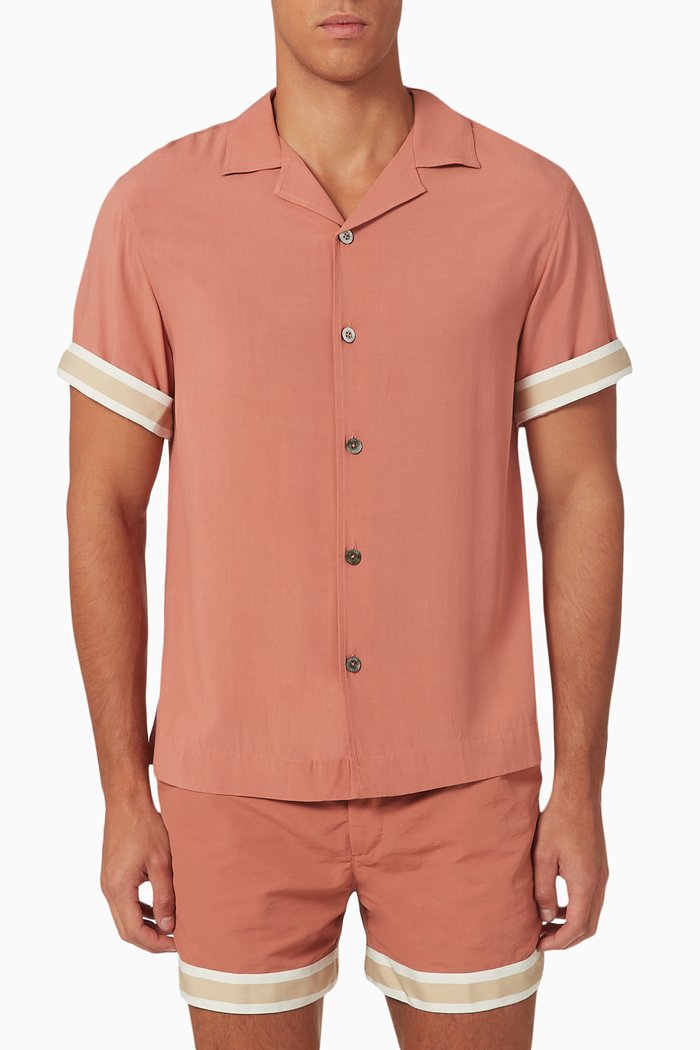 

Valbonne Shirt in Ecovero™, Brown