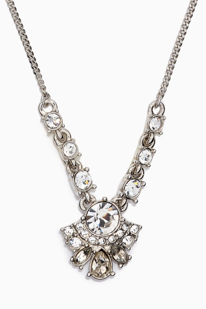 

2000s Vintage Givenchy Edwardian Revival Necklace, Silver