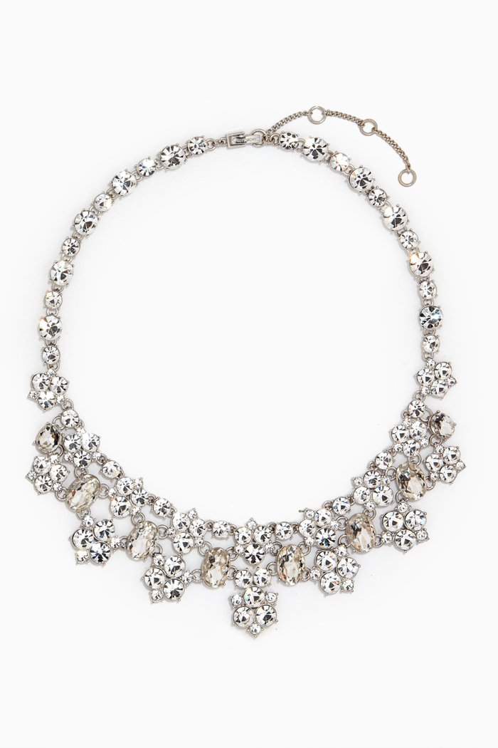 

2000s Vintage Givenchy Dramatic Necklace, Silver