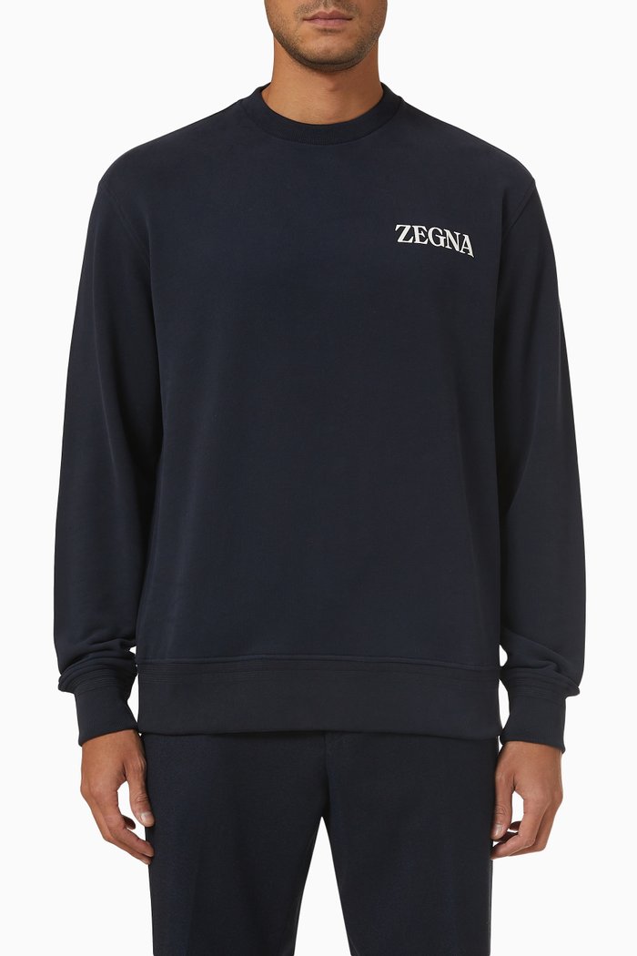 

Sweater in Wool, Blue