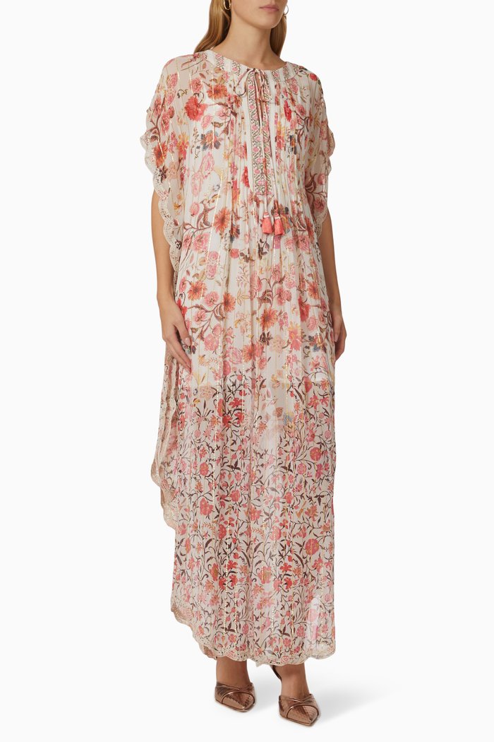 

Tara Printed Kaftan, Orange