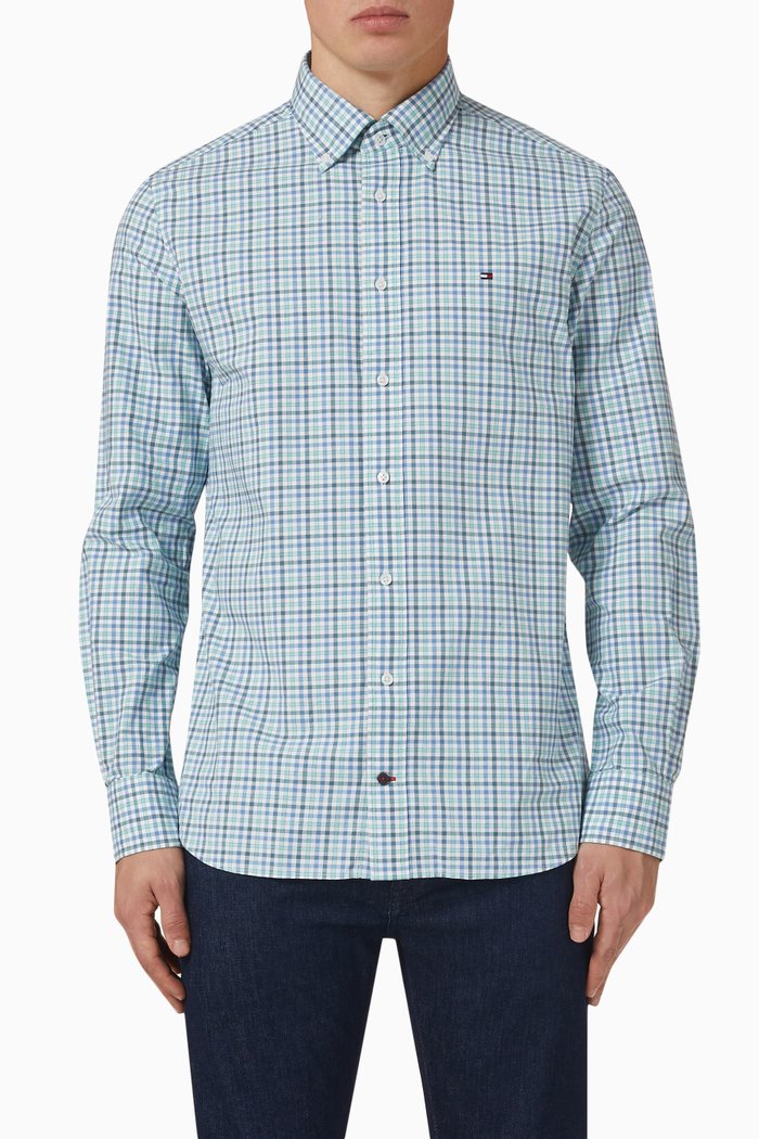 

Oxford Shirt in Check Cotton, Multicolour