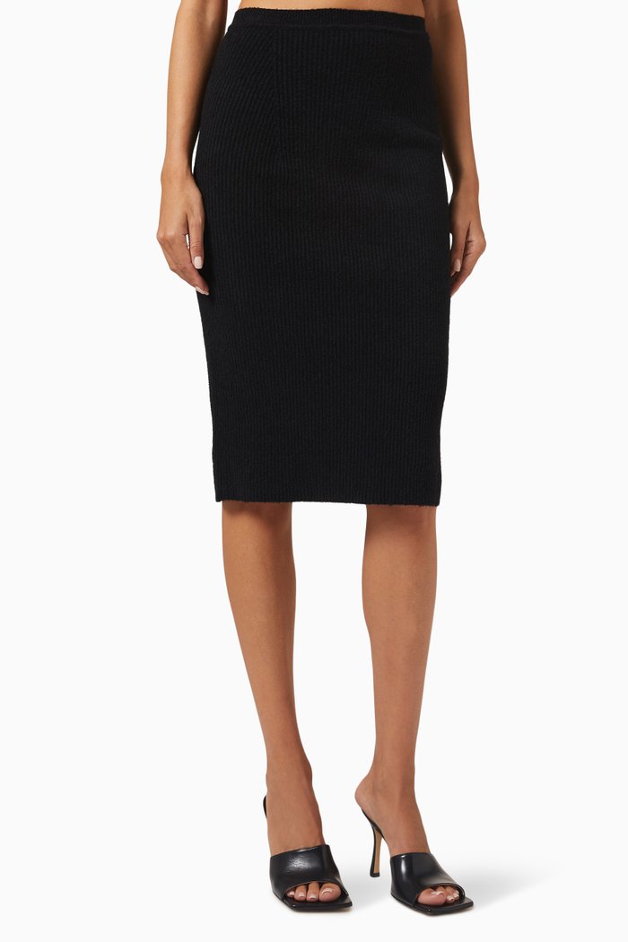 

Knit Skirt, Black