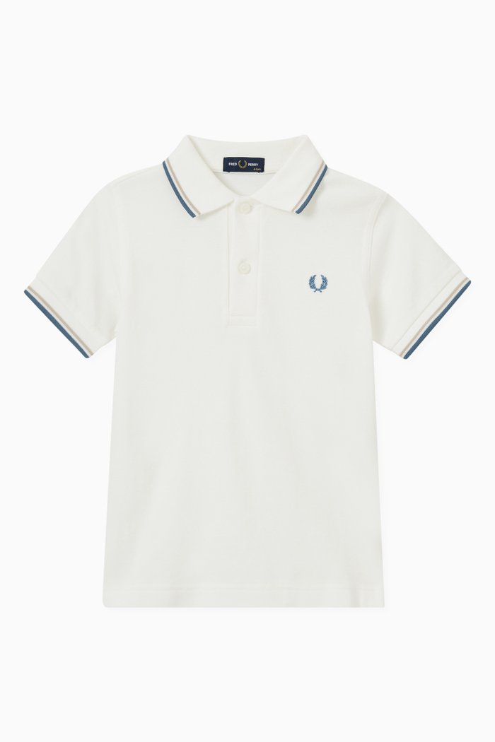 

Logo Polo Shirt in Cotton, Blue