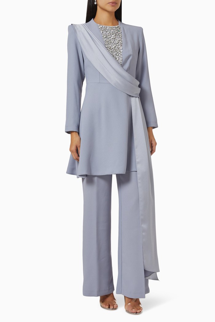 

Queen's Sphere Crystal-embellished Set, Blue