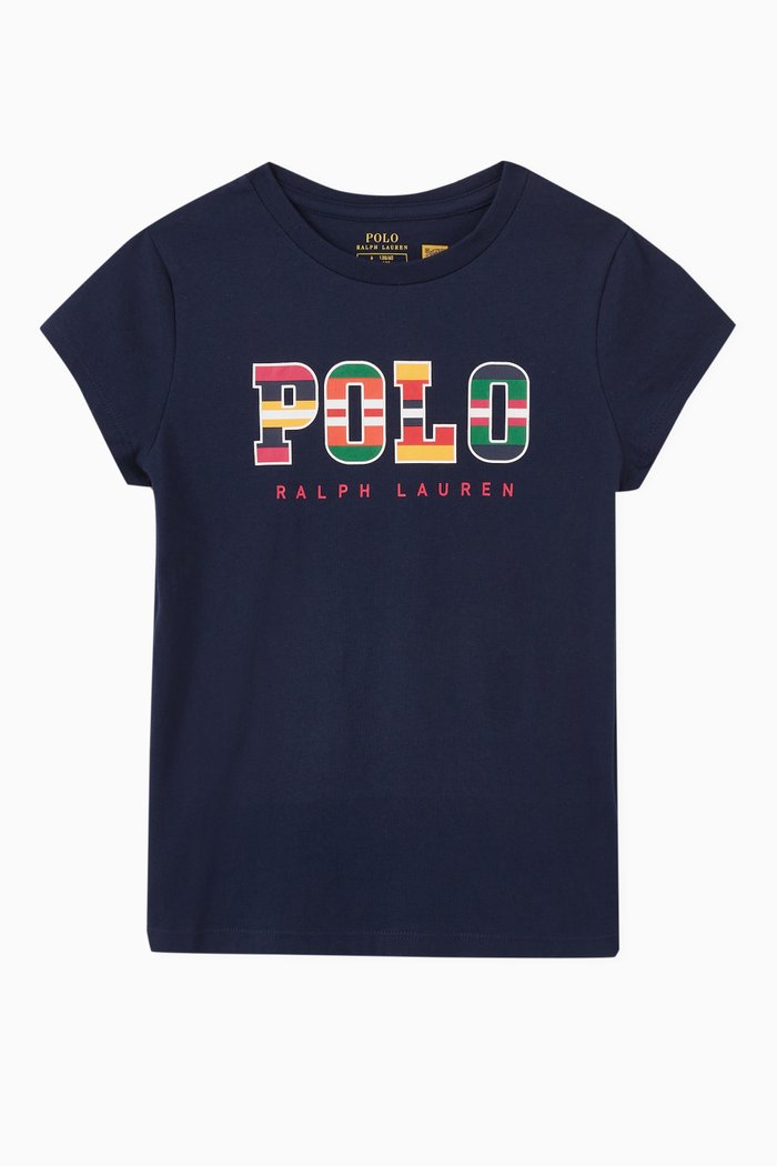 

Logo T-shirt in Cotton, Blue