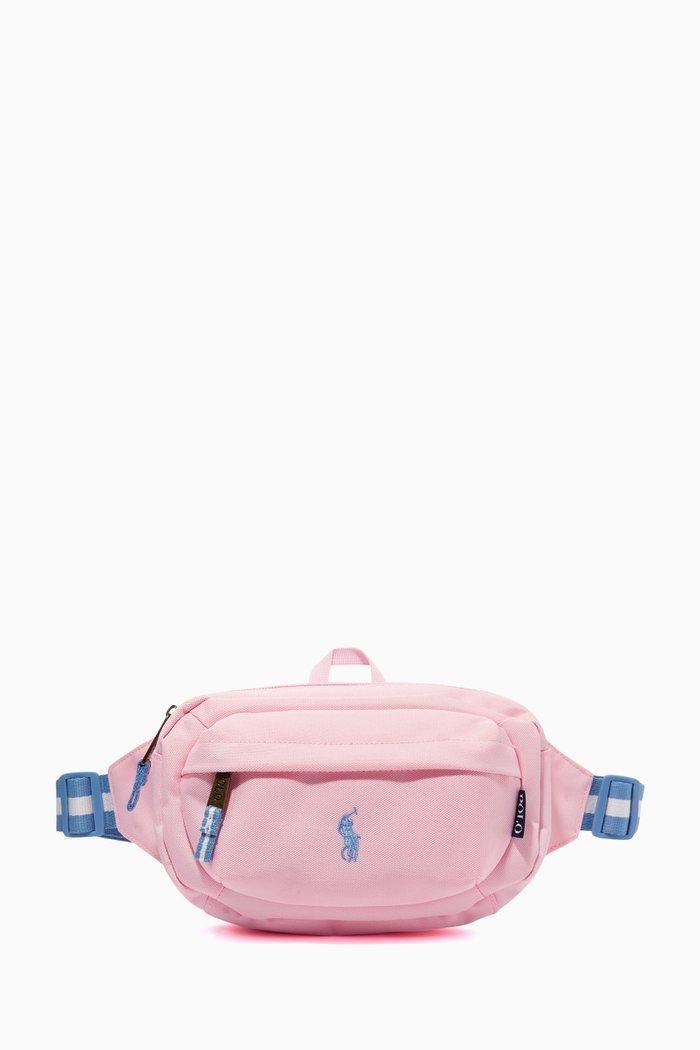 

Pony Logo Belt Bag in Nylon, Pink