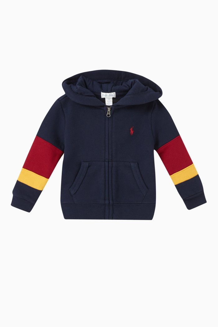 

Logo Hoodie in Cotton, Blue