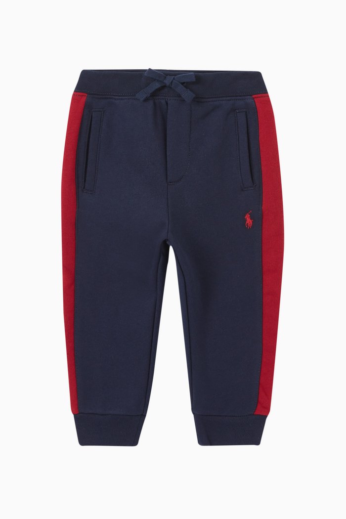 

Logo Joggers in Cotton, Blue