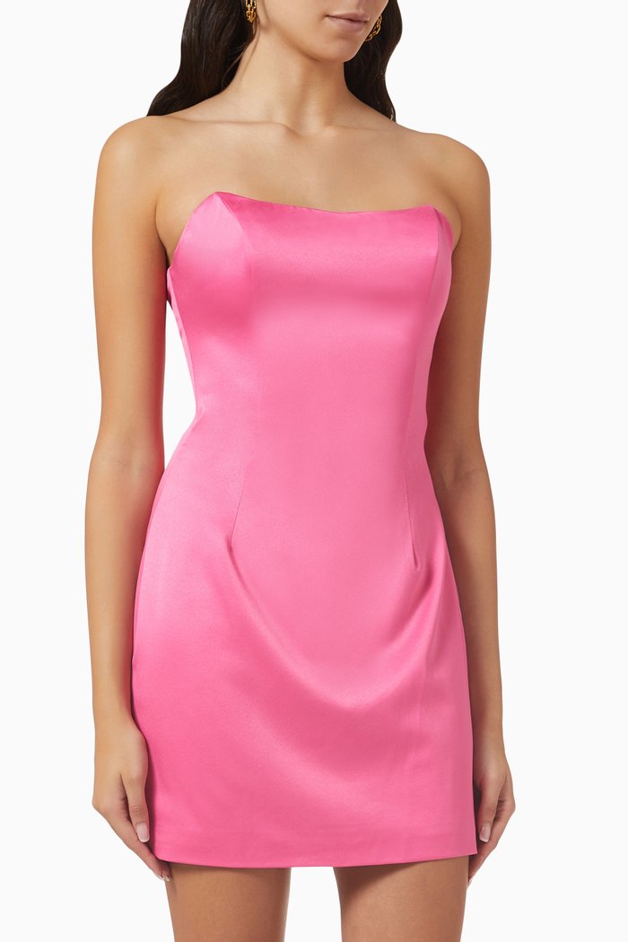 

Emani Strapless Mini Dress, Pink