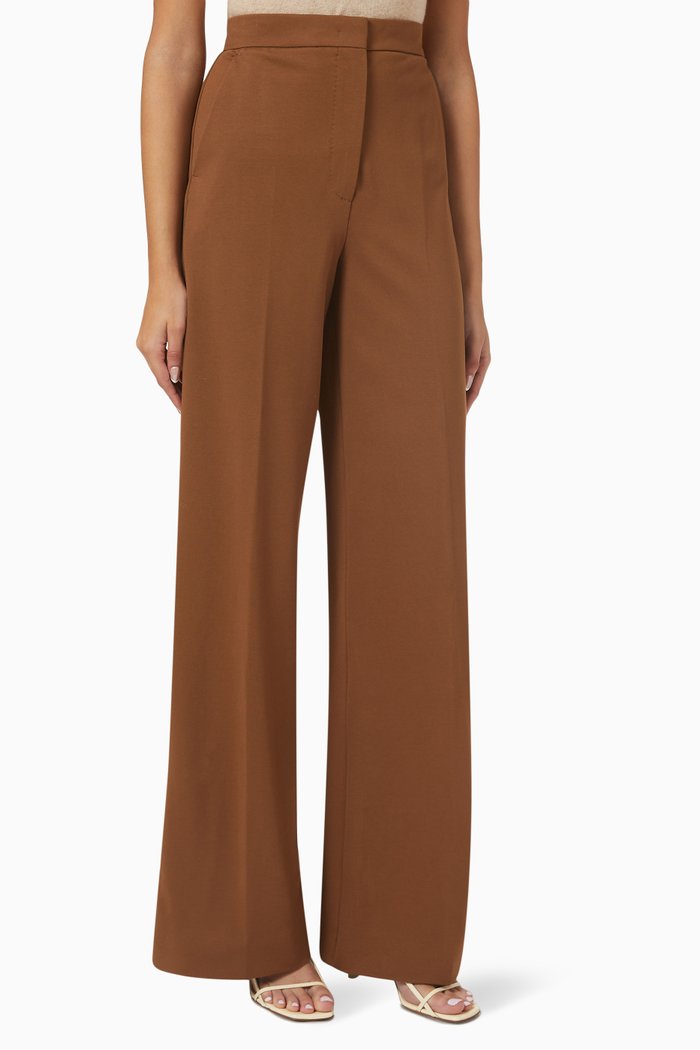 

Tronto Pants in Viscose Jersey, Brown