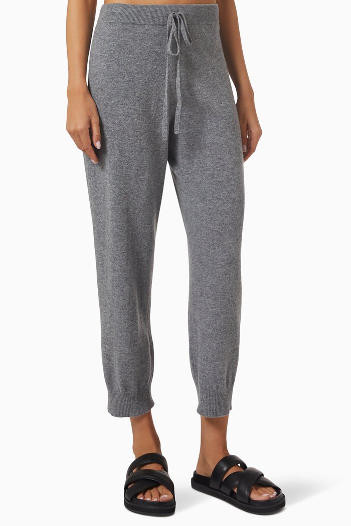 

Olmo High-rise Sweatpants in Virgin Wool, Grey