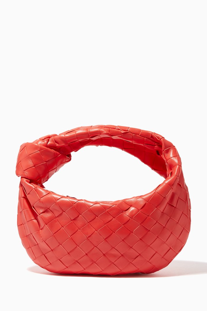 

The Mini Jodie Bag in Intrecciato Nappa, Orange