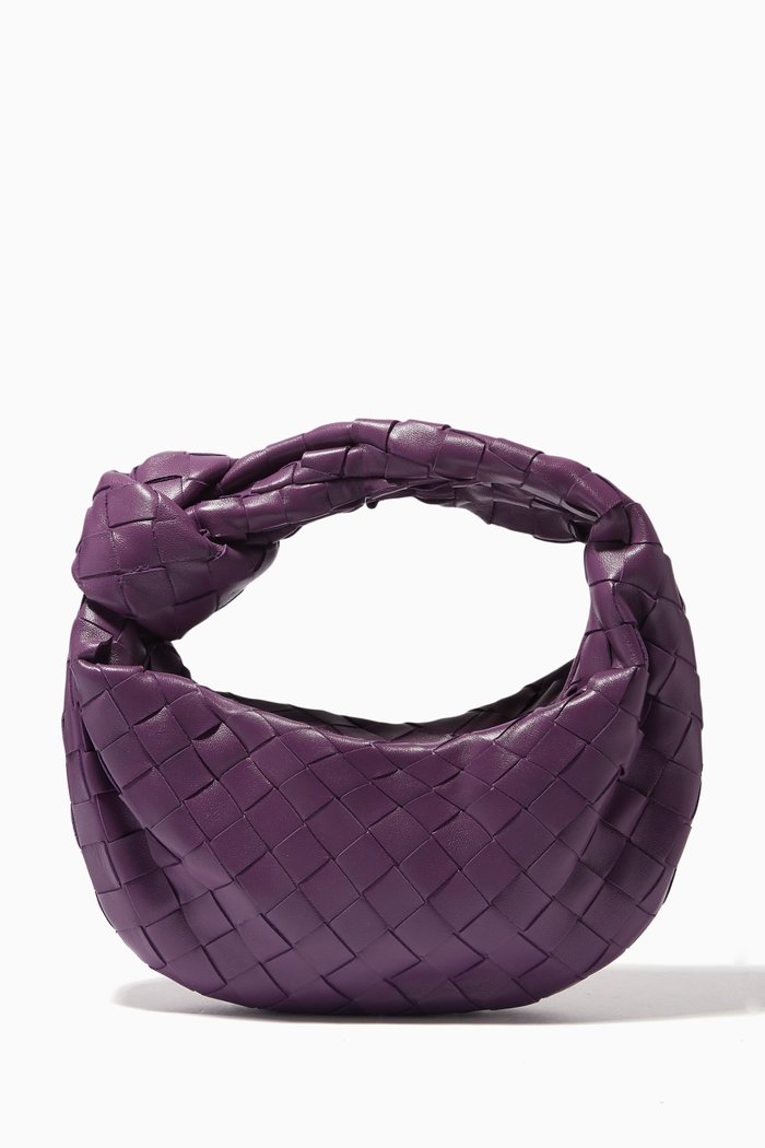 

The Mini Jodie Bag in Intrecciato Nappa, Purple